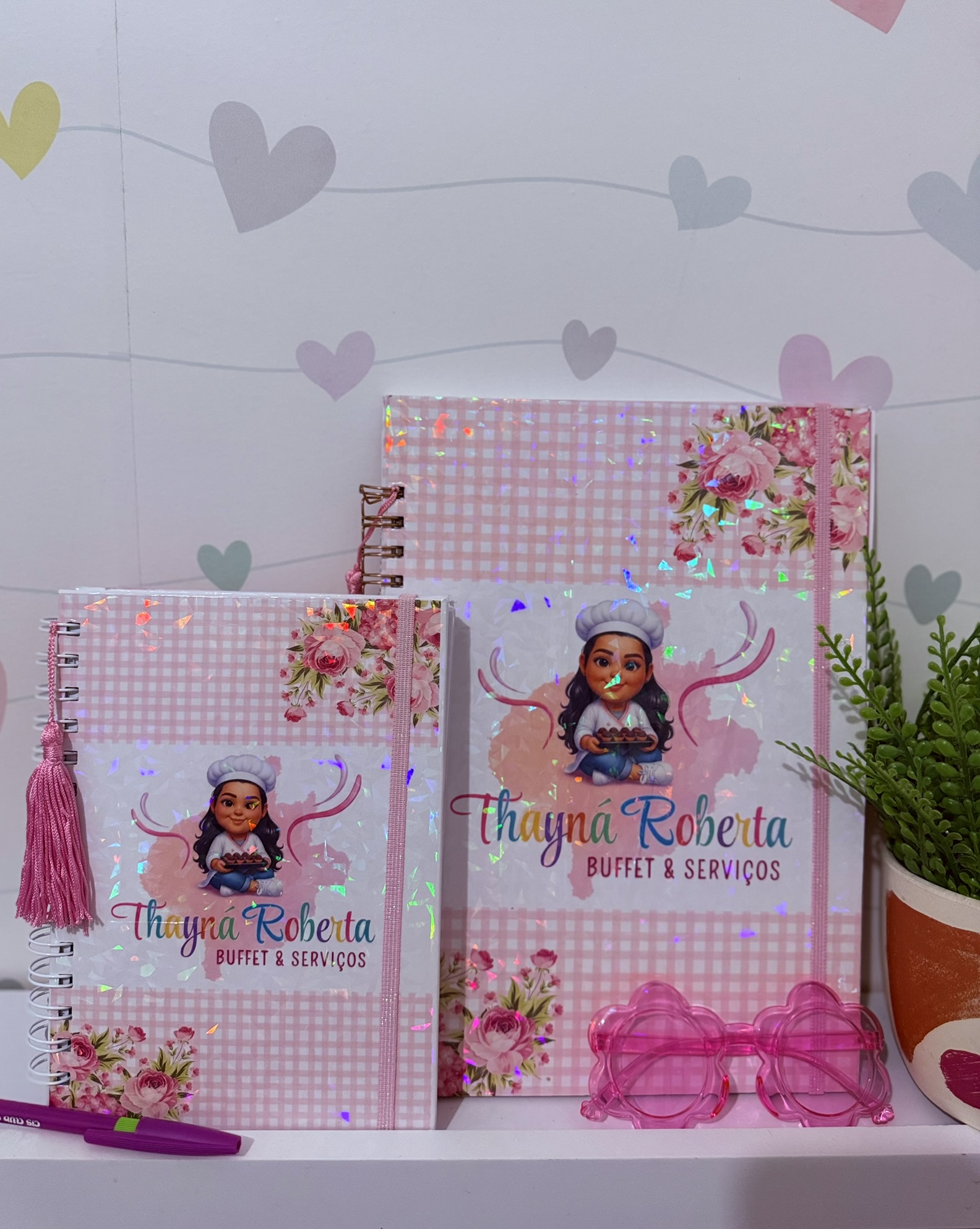 Kit Agenda + Caderno Thayná
