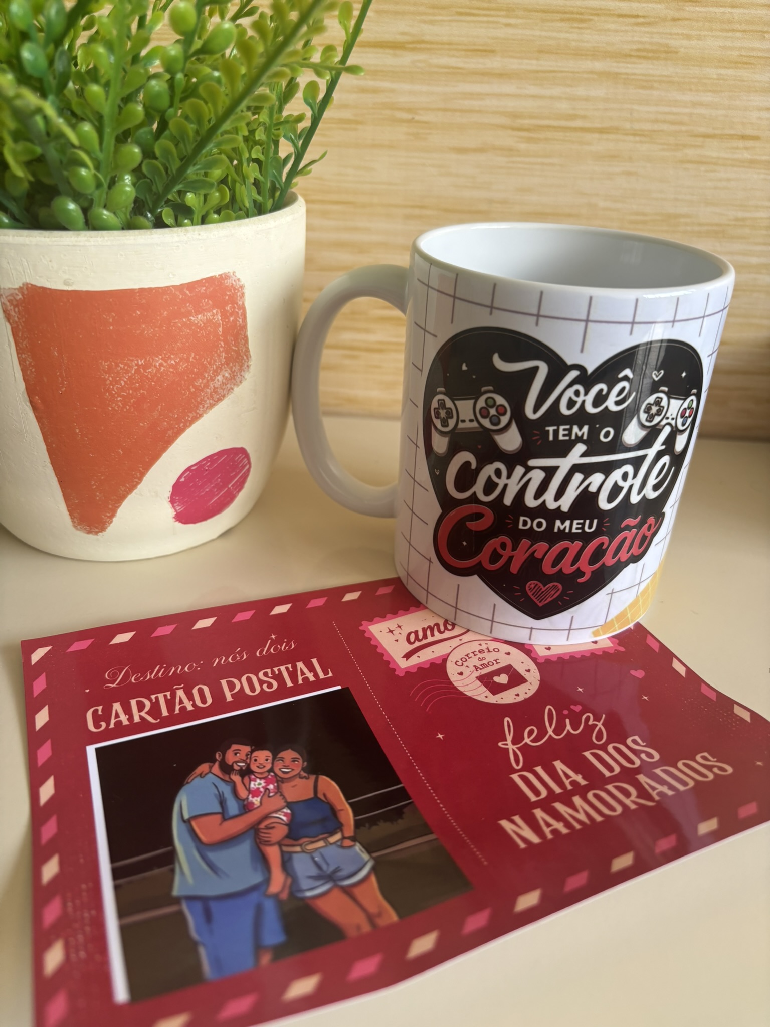 Kit caneca + cartão 